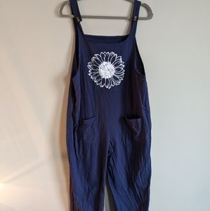 Cotton Sunflower Overalls